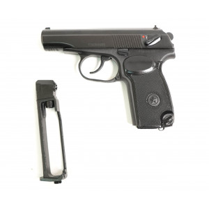 Пневматический пистолет Baikal MP-654K-32 (ПМ, черная рукоять)