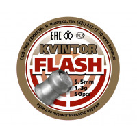 Пули светошумовые Kvintor Flash 5,5 мм, 1,3 грамм, 50 штук Пули светошумовые Kvintor Flash 5,5 мм, 1,3 грамм, 50 штук
