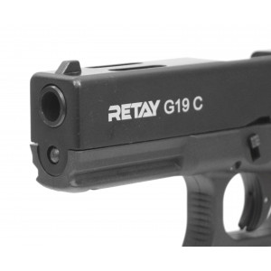 СХП Охолощенный пистолет Retay G19C Glock, кал. 9 мм СХП Охолощенный пистолет Retay G19C Glock, кал. 9 мм