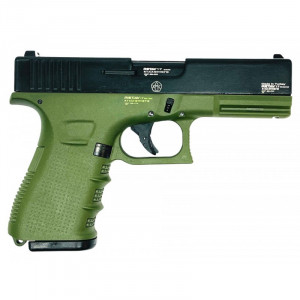 СХП Охолощенный пистолет Retay 17 Glock, кал. 9 мм, зеленый СХП Охолощенный пистолет Retay 17 Glock, кал. 9 мм, зеленый
