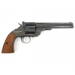 Пневматический револьвер ASG Schofield 6" Aging Black (пулевой)
