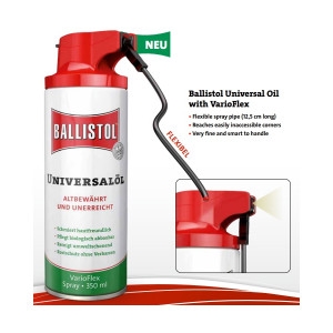 Масло оружейное Ballistol spray VarioFlex, 350 мл