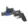 Пневматический револьвер ASG Dan Wesson 715-6 Steel Grey (пулевой)